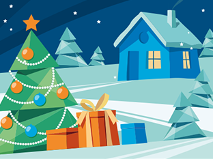 С наступающим Новым годом и Рождеством!